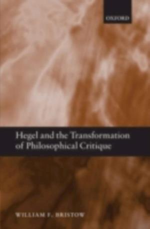 Hegel and the Transformation of Philosophical Critique