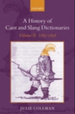 History of Cant and Slang Dictionaries