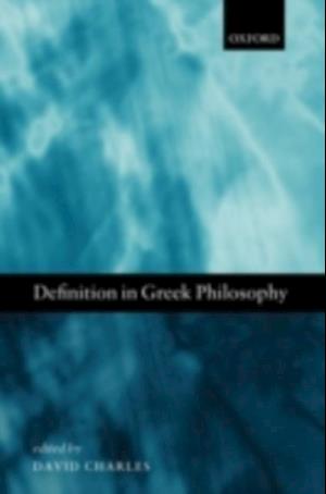 Definition in Greek Philosophy