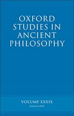 Oxford Studies in Ancient Philosophy volume 39