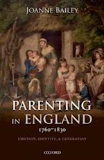 Parenting in England 1760-1830