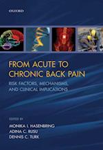 From Acute to Chronic Back Pain