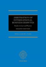 Arbitration of International Business Disputes
