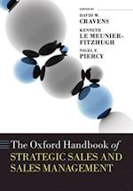 Oxford Handbook of Strategic Sales and Sales Management