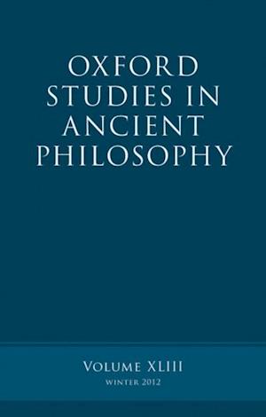 Oxford Studies in Ancient Philosophy, Volume 43