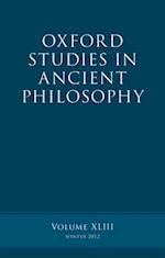 Oxford Studies in Ancient Philosophy, Volume 43