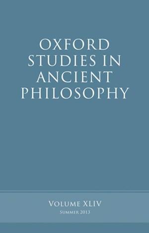 Oxford Studies in Ancient Philosophy, Volume 44