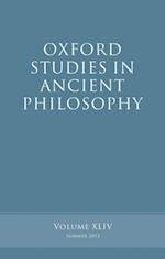 Oxford Studies in Ancient Philosophy, Volume 44