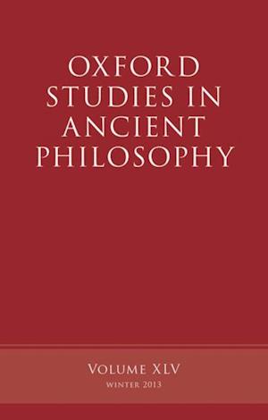 Oxford Studies in Ancient Philosophy, Volume 45