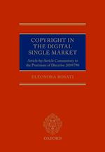 Copyright in the Digital Single Market