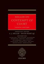Miller on Contempt of Court