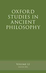 Oxford Studies in Ancient Philosophy, Volume 51