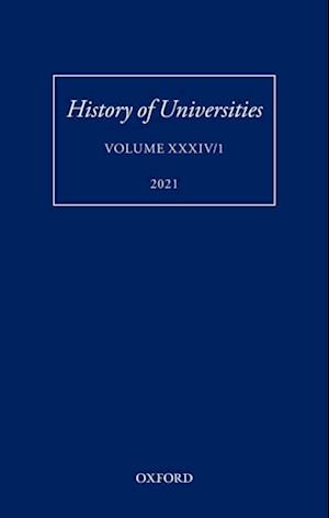 History of Universities: Volume XXXIV/1