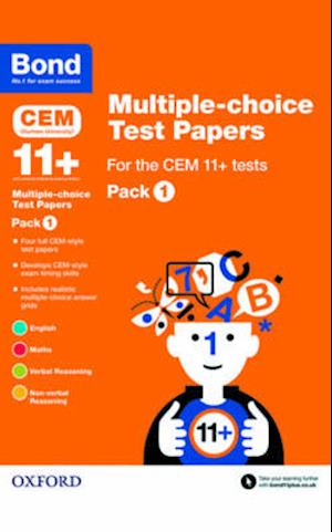 Bond 11+: Multiple-choice Test Papers for the CEM 11+ Tests Pack 1: Ready for the 2024 exam