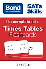 Bond SATs Skills: The complete set of Times Tables Flashcards for KS2