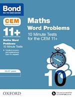 Bond 11+: CEM Maths Word Problems 10 Minute Tests: Ready for the 2024 exam