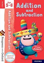 Progress with Oxford: Addition and Subtraction Age 5-6