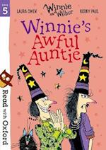 Read with Oxford: Stage 5: Winnie and Wilbur: Winnie's Awful Auntie