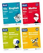 11+: Bond 11+ English, Maths, Verbal Reasoning, Non-verbal Reasoning: Assessment Papers Book 2: 9-10 Yrs Bundle