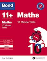 Bond 11+: Bond 11+ Maths 10 Minute Tests with Answer Support 8-9 years