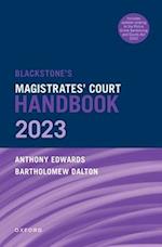 Blackstone's Magistrates' Court Handbook 2023