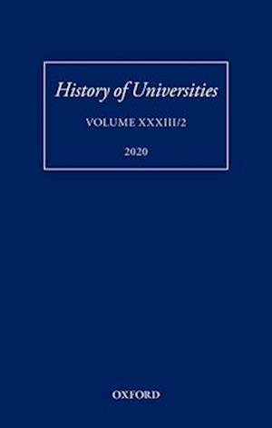 History of Universities Volume XXXIII/2