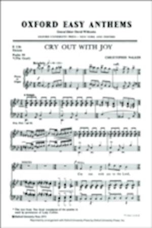 Cry out with joy