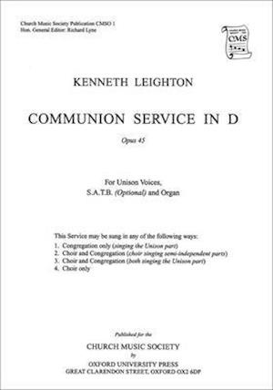 Communion Service in D Op. 45