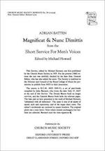 Magnificat and Nunc Dimittis from the Short Service
