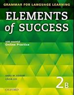 Elements of Success Grammar 2b Student Book & Online Practice Pack