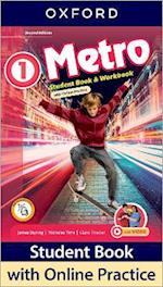 Metro: Level 1: Student Book and Workbook with Online Practice