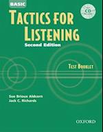 Basic Tactics for Listening [With CD]