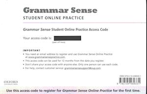 Grammar Sense: (All levels): Online Practice Access Code Card