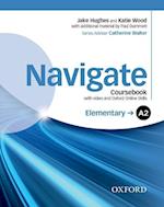 Navigate: Elementary A2: Coursebook with DVD and online skills