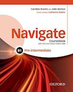 Navigate: Pre-Intermediate B1: Coursebook, e-book and Oxford Online Skills Program