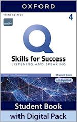Q: Skills for Success: Level 4: Listening and Speaking Student Book with Digital Pack