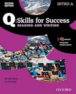 Q: Skills for Success: Intro Level: Reading & Writing Split Student Book A with iQ Online