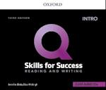 Q: Skills for Success: Intro Level: Reading and Writing Audio CDs