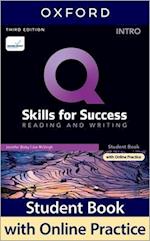 Q: Skills for Success: Intro Level: Reading and Writing Student Book with iQ Online Practice