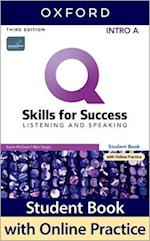 Q: Skills for Success: Intro Level: Listening and Speaking Split Student Book A with iQ Online Practice