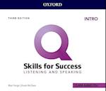 Q: Skills for Success: Intro Level: Listening and Speaking Audio CDs