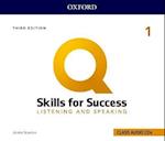 Q: Skills for Success: Level 1: Listening and Speaking Audio CDs