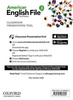 American English File: Level 3: Classroom Presentation Tool Access Card