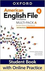 American English File: Level 4: Student Book/Workbook Multi-Pack A with Online Practice