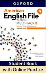 American English File: Level 4: Student Book/Workbook Multi-Pack B with Online Practice