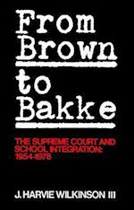 From 'Brown' to 'Bakke'
