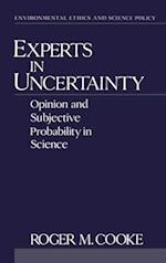 Experts in Uncertainty: Opinion and Subjective Probability in Science 