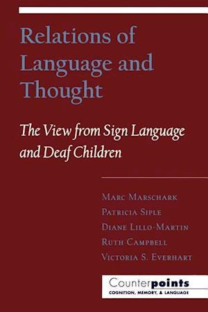 Relations of Language and Thought