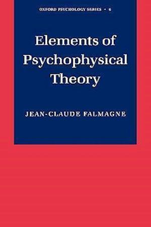 Elements of Psychophysical Theory