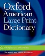 The Oxford American Large Print Dictionary